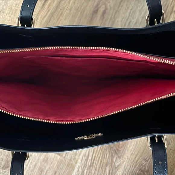 Coach Mollie Tote Bag In Signature
Canvas Black and Brown - Picture 5 of 9